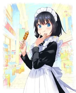 Miss Maid Simply Loves to Eat